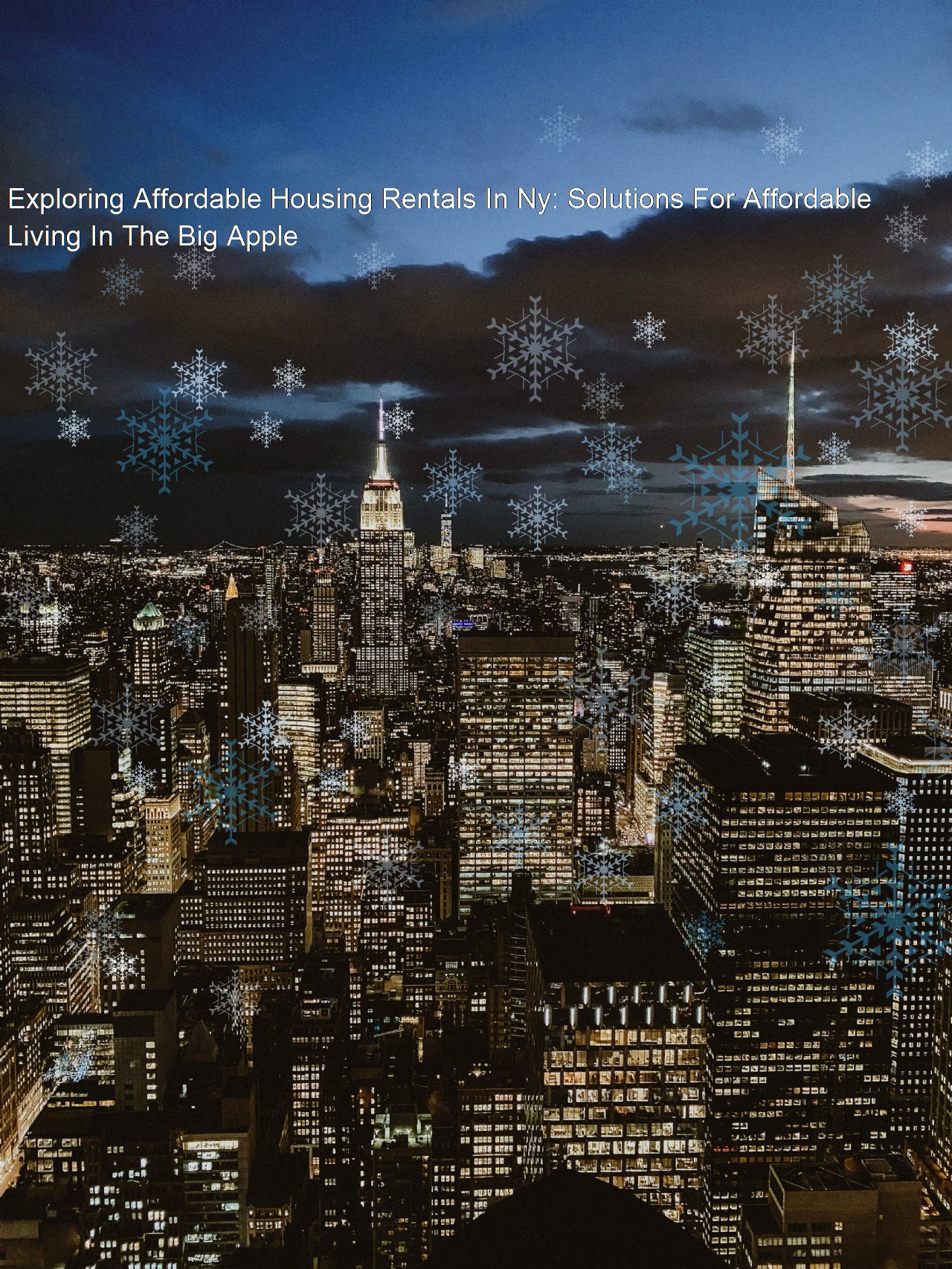 Exploring Affordable Housing Rentals In Ny Solutions For Affordable